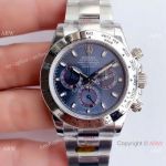 Noob Factory Swiss 4130 Rolex Daytona SS Blue Dial Watch Best Chinese Replica Watches